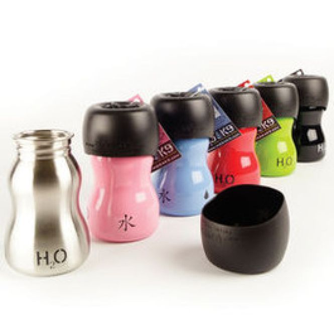 Hovedbilde H2O4K9 Vannflaske med skål 280ml