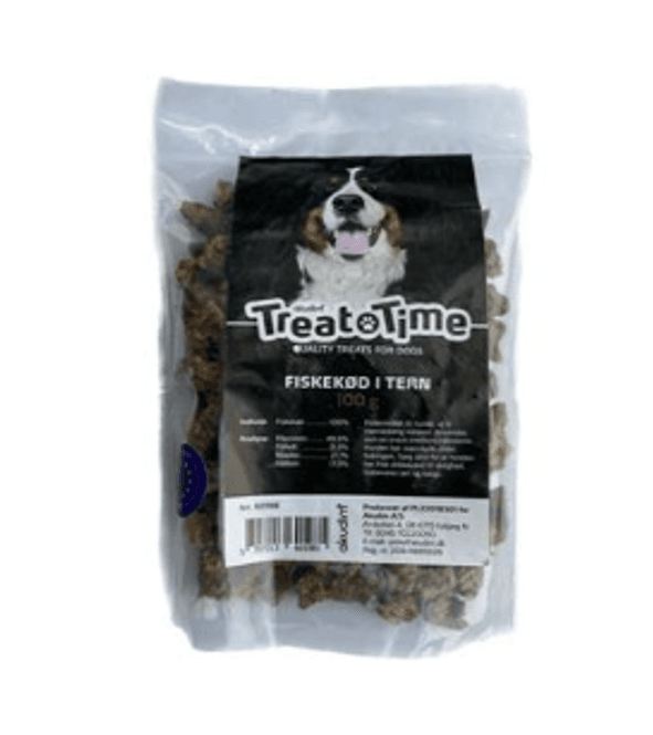 Hovedbilde Treat Time Fiskekjøtt i Terninger 100g