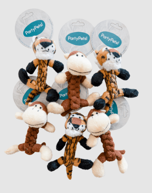 Hovedbilde Party Pets! Flettet bamse 13cm